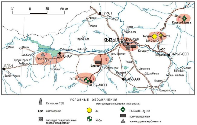 Туран карта тыва