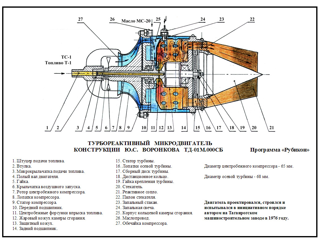 Микро двс чертеж